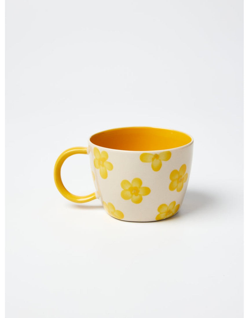 Chino Mug Daisy Mustard by Jones & Co