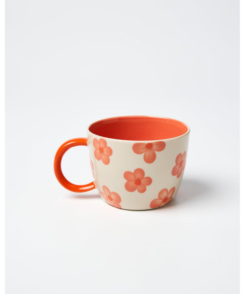 Chino Mug Daisy Peach by Jones & Co