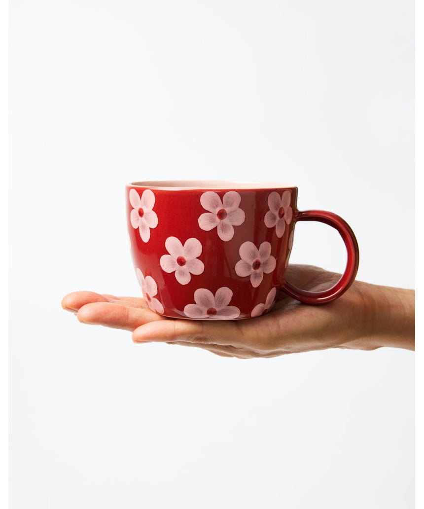 Chino Mug Daisy Wine by Jones & Co