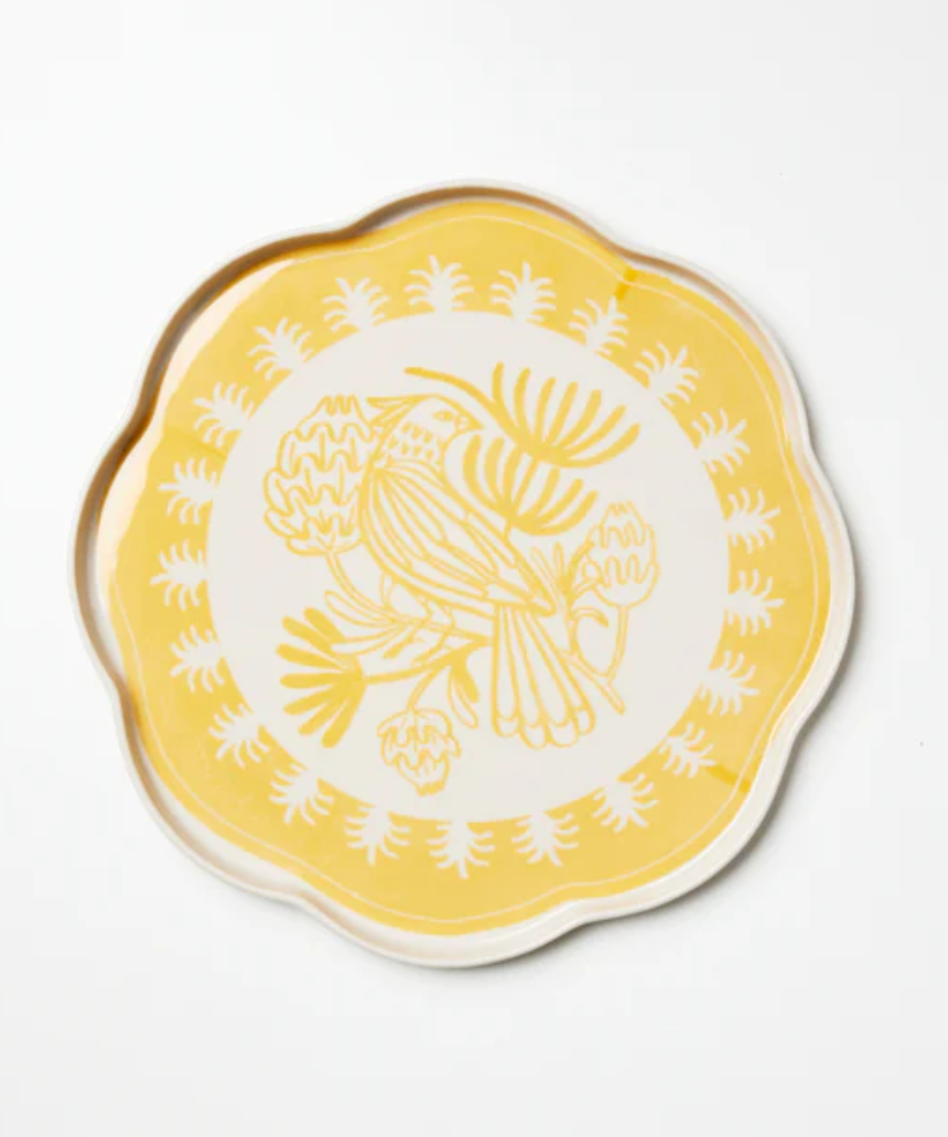 Del Sol Bird Platter Mustard, , Jones & Co - Say It Sister