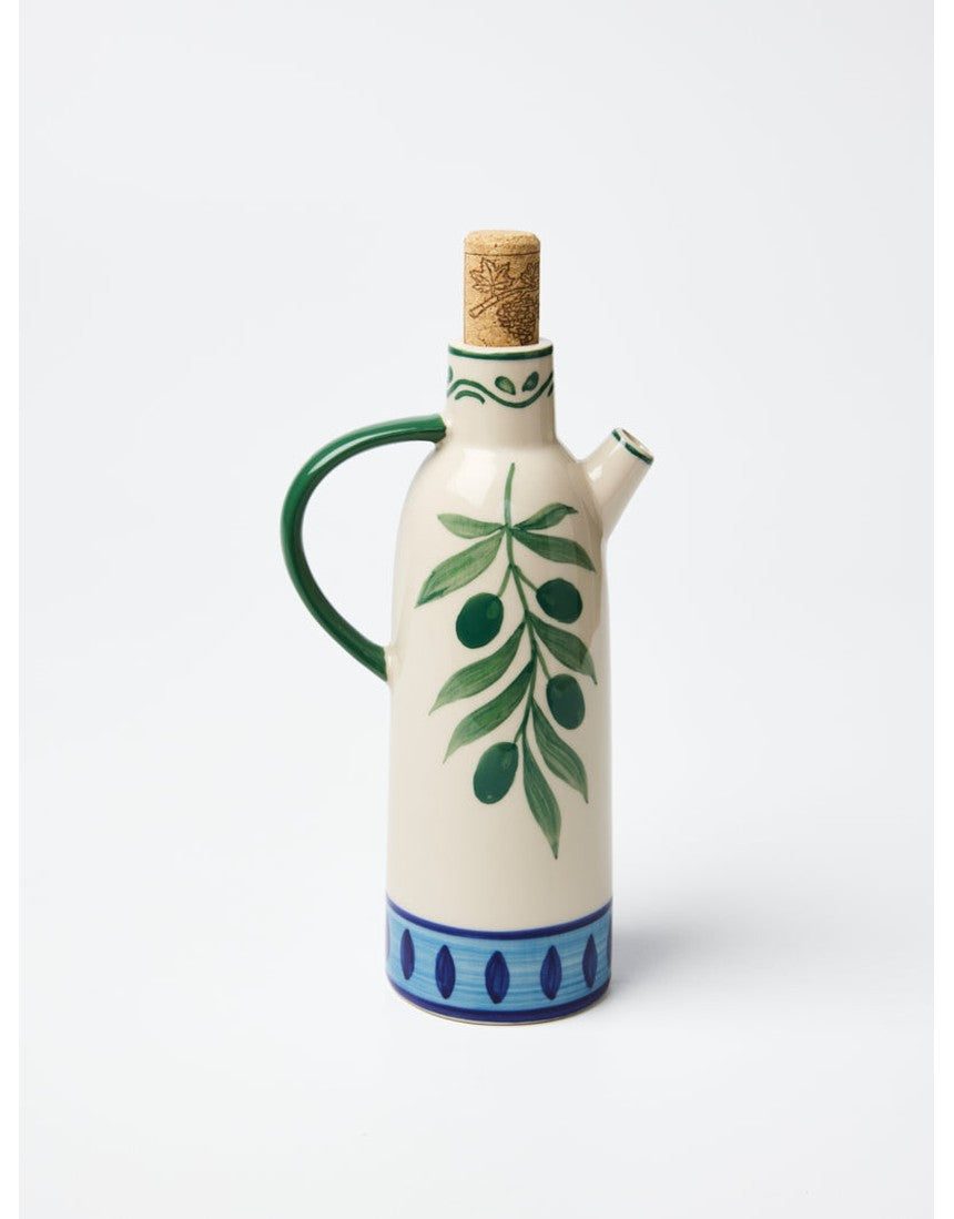 Jones & Co Piccolo Vita Oil Pourer, a stylish glass tableware piece with a sleek spout for easy oil pouring.