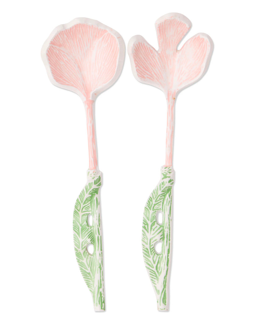 Kip & Co - Floral Salad Servers - image 1