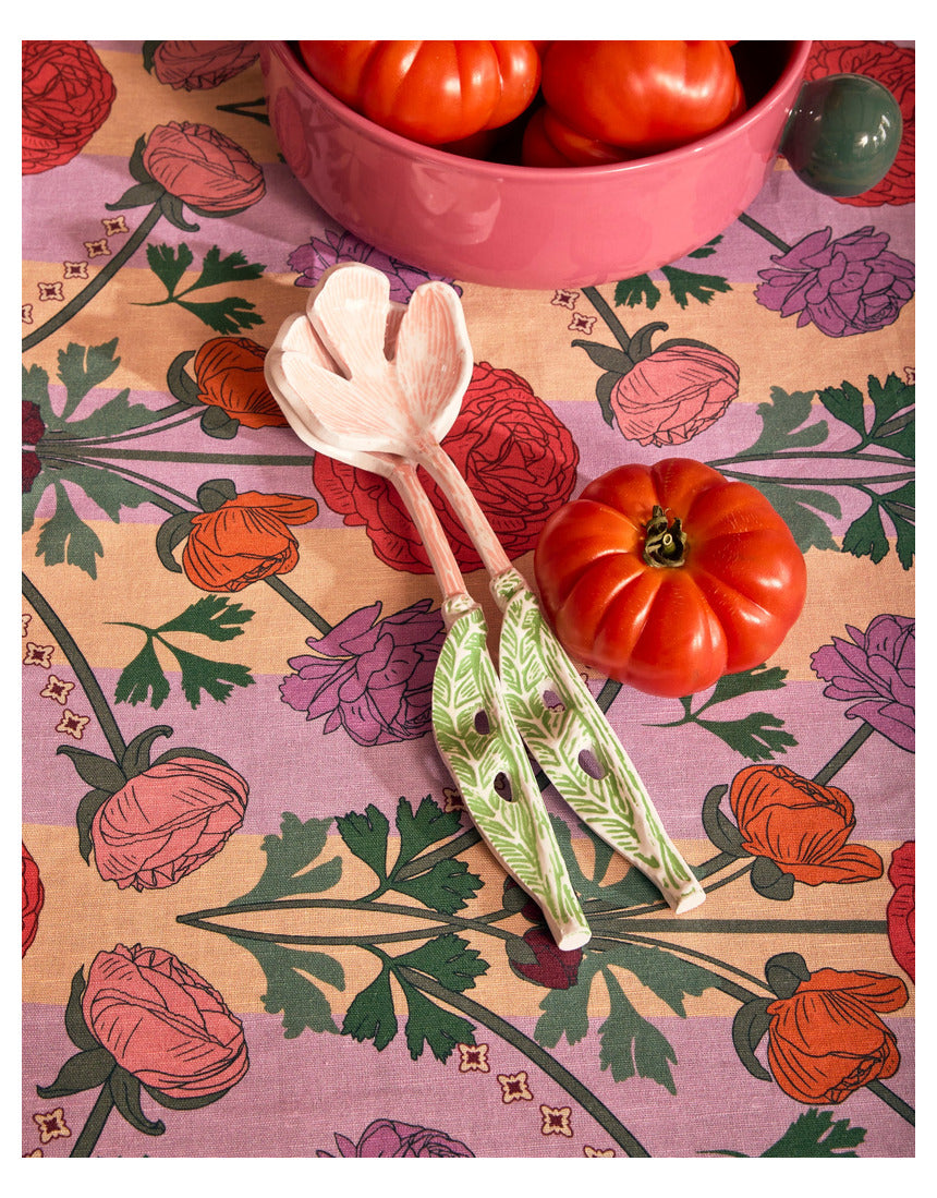 Kip & Co - Floral Salad Servers - image 2