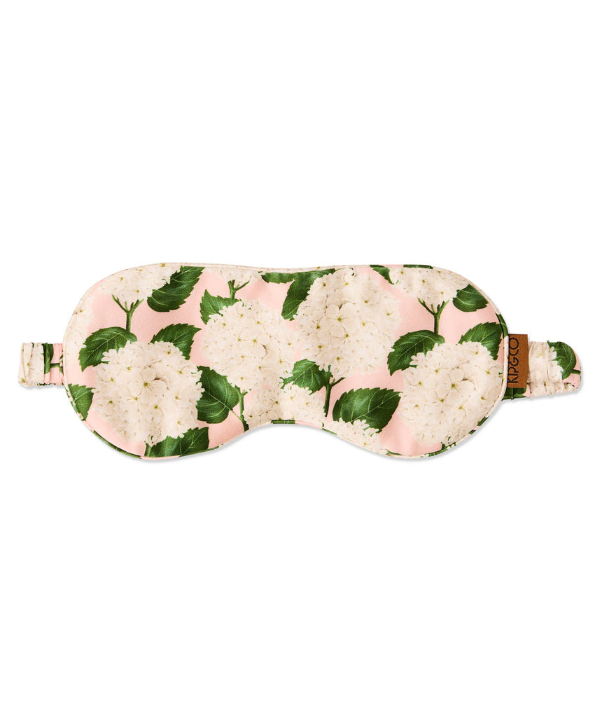 Kip & Co - Hydrangea Pink Silk Eye Mask - image 1