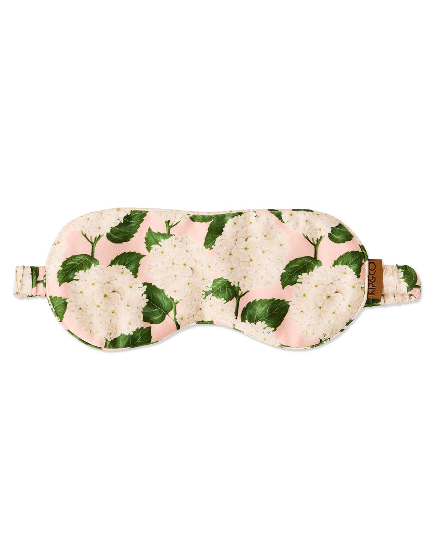 Kip & Co - Hydrangea Pink Silk Eye Mask - image 1