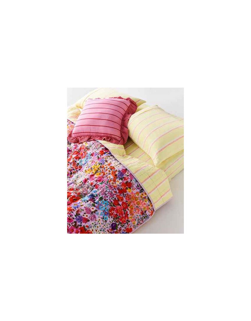 Kip & Co Iced Vovo Stripe Cushion, styled