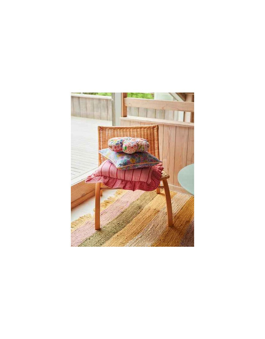 Kip & Co Iced Vovo Stripe Cushion, room view