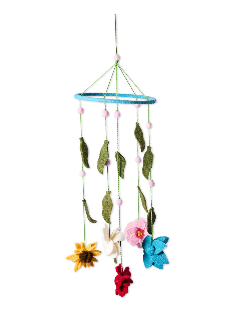 Kip & Co - Little Flowers Felted Wool Mobile - image 1