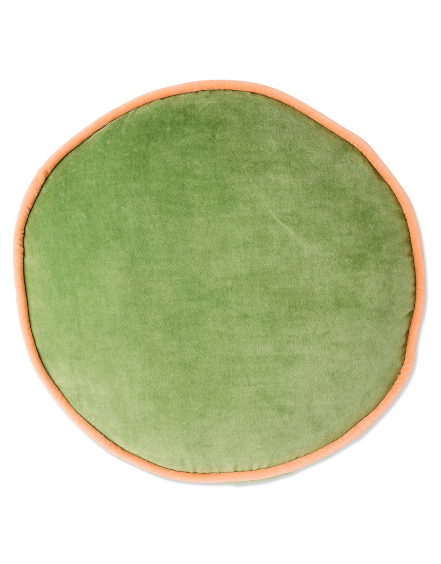 Kip & Co - Pesto Velvet Pea Cushion - image 1