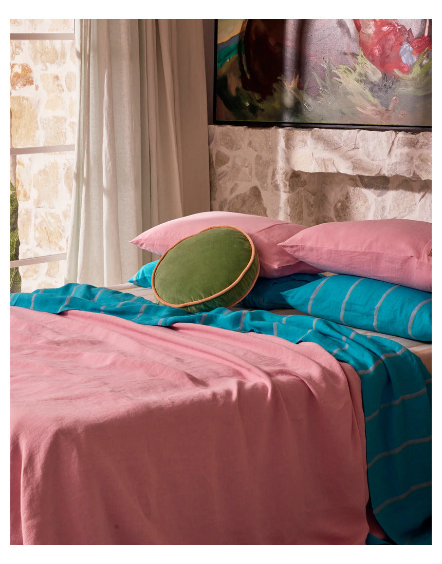 Kip & Co - Pesto Velvet Pea Cushion - image 4
