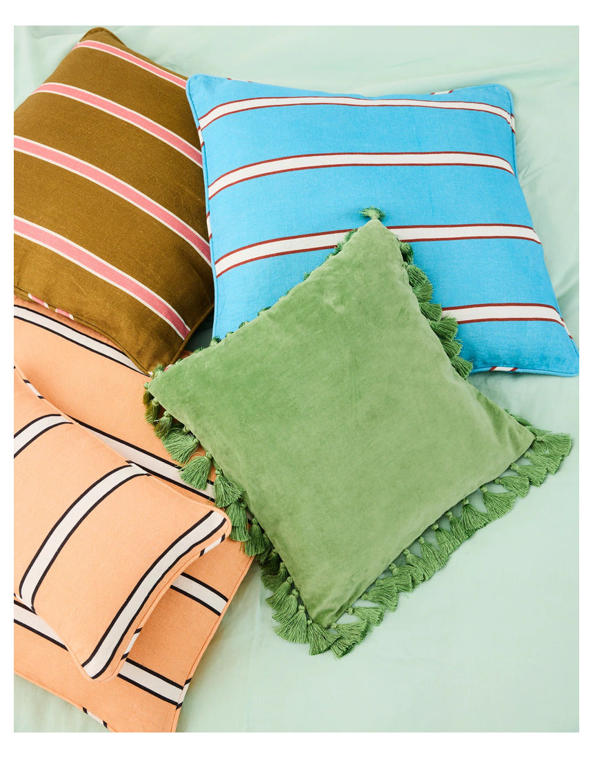 Kip & Co - Pesto Velvet Tassel Cushion - image 3