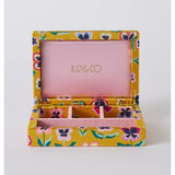 Kip & Co - Pretty Pansy Velvet Jewellery Box Small - image 4