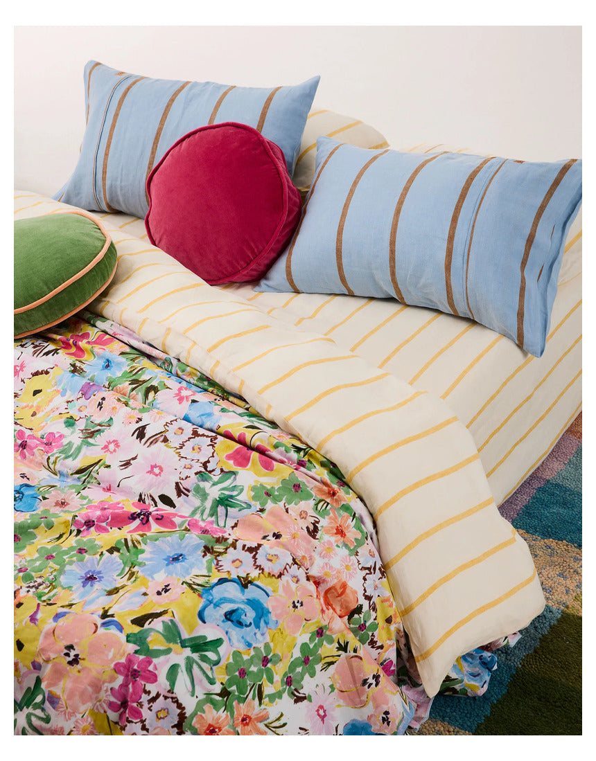 Kip & Co - Rhubarb Velvet Pea Cushion - image 4