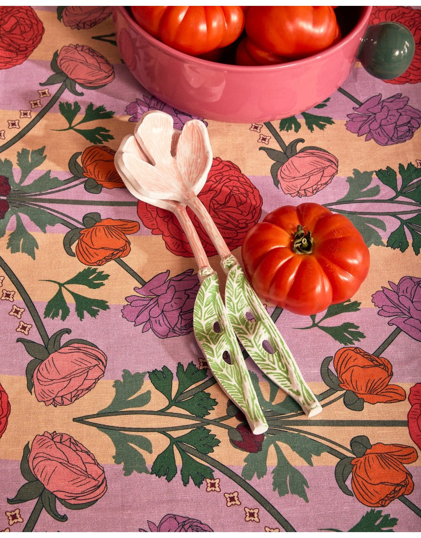 Kip&Co Salad Servers Floral, image 2