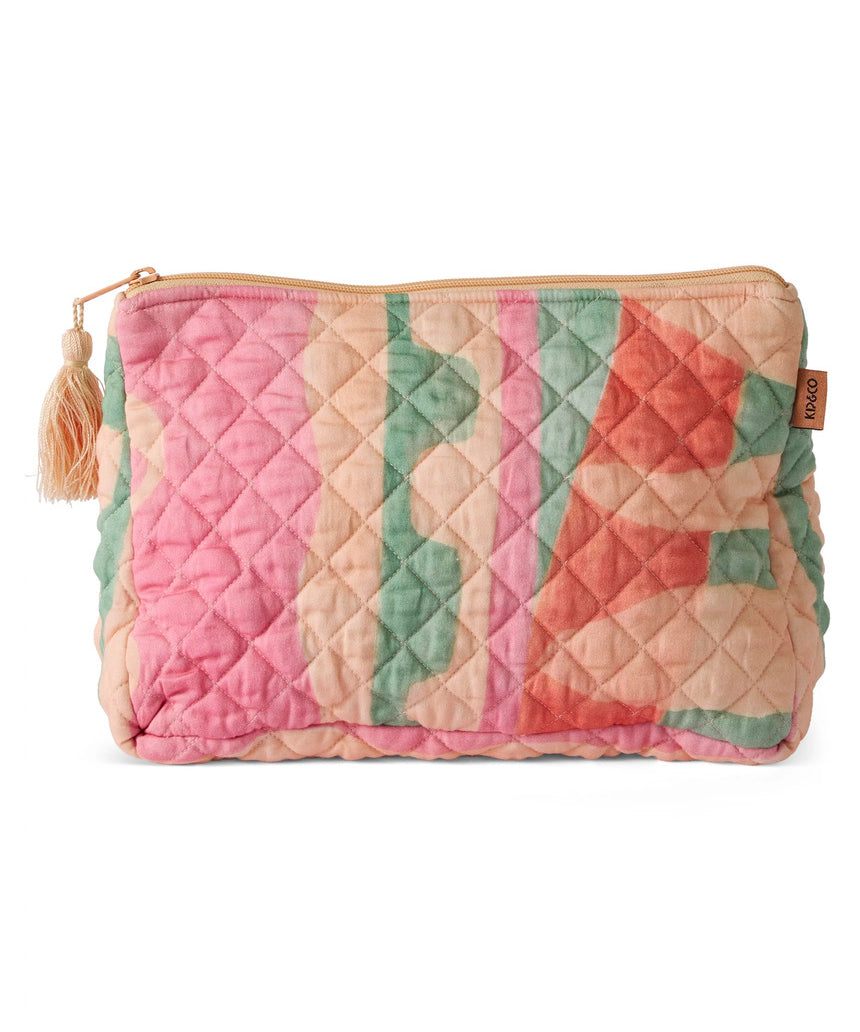 Kip & Co - Sun Soaked Quilted Cotton Toiletry Purse - image 1
