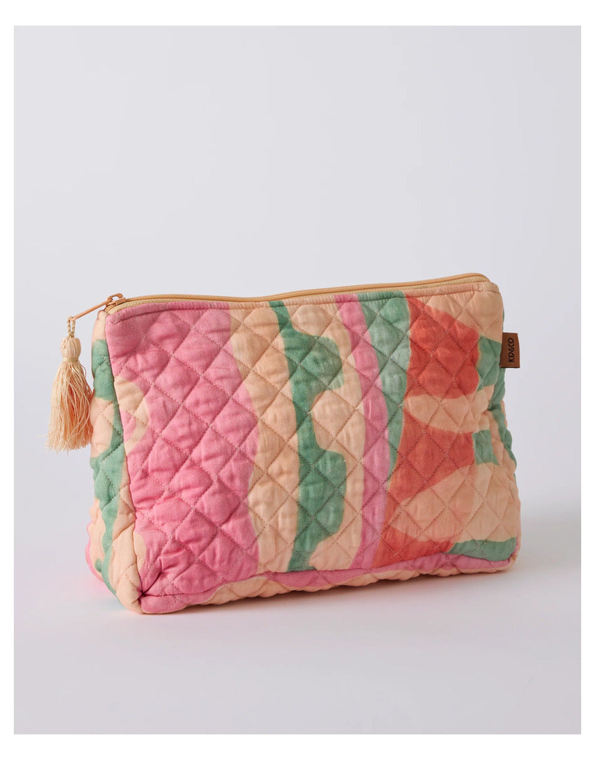 Kip & Co - Sun Soaked Quilted Cotton Toiletry Purse - image 3