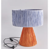 Kip & Co Tangier Raffia Lamp, styled