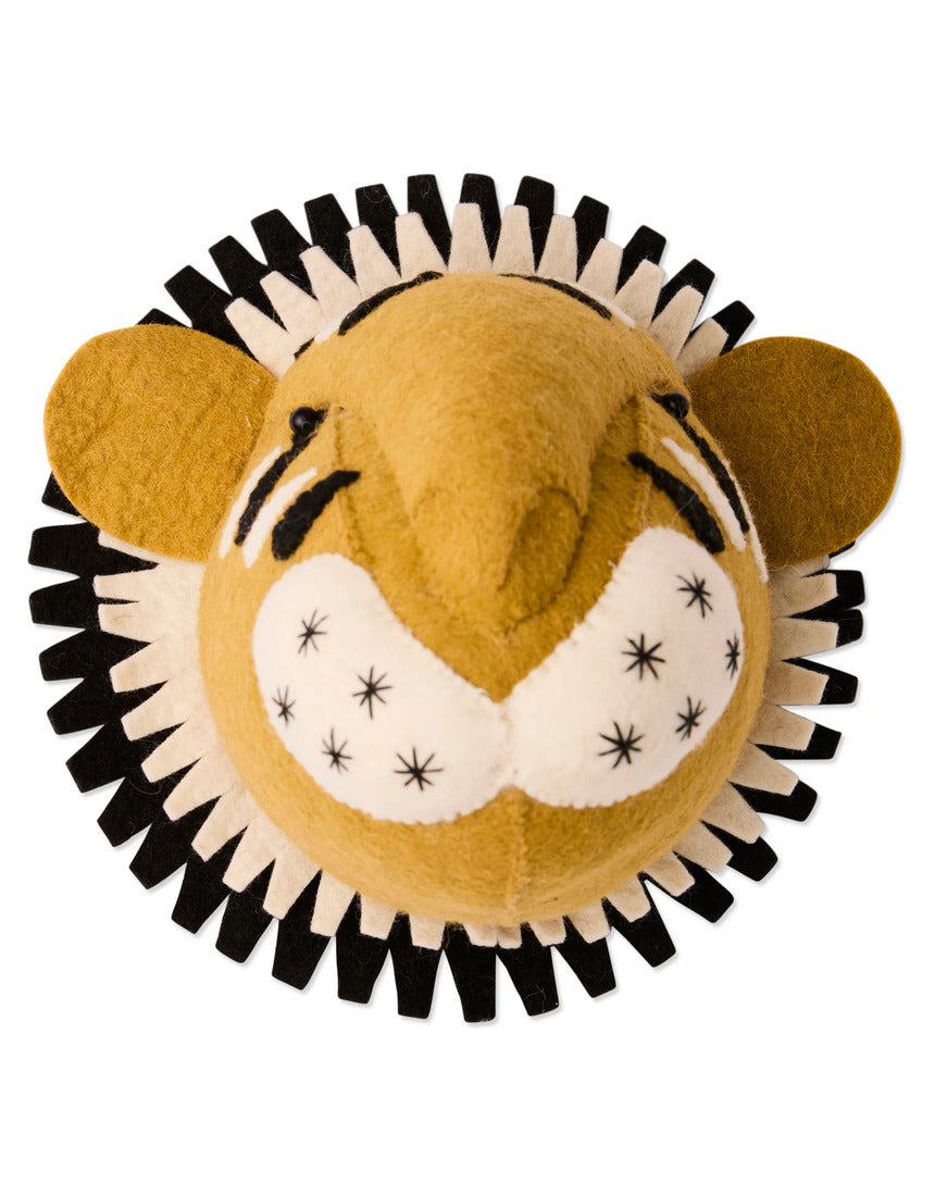 Kip & Co - Tiger Felted Animal Wall Mount - image 1