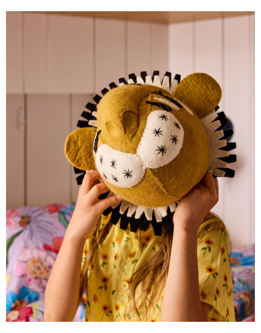 Kip & Co - Tiger Felted Animal Wall Mount - image 3