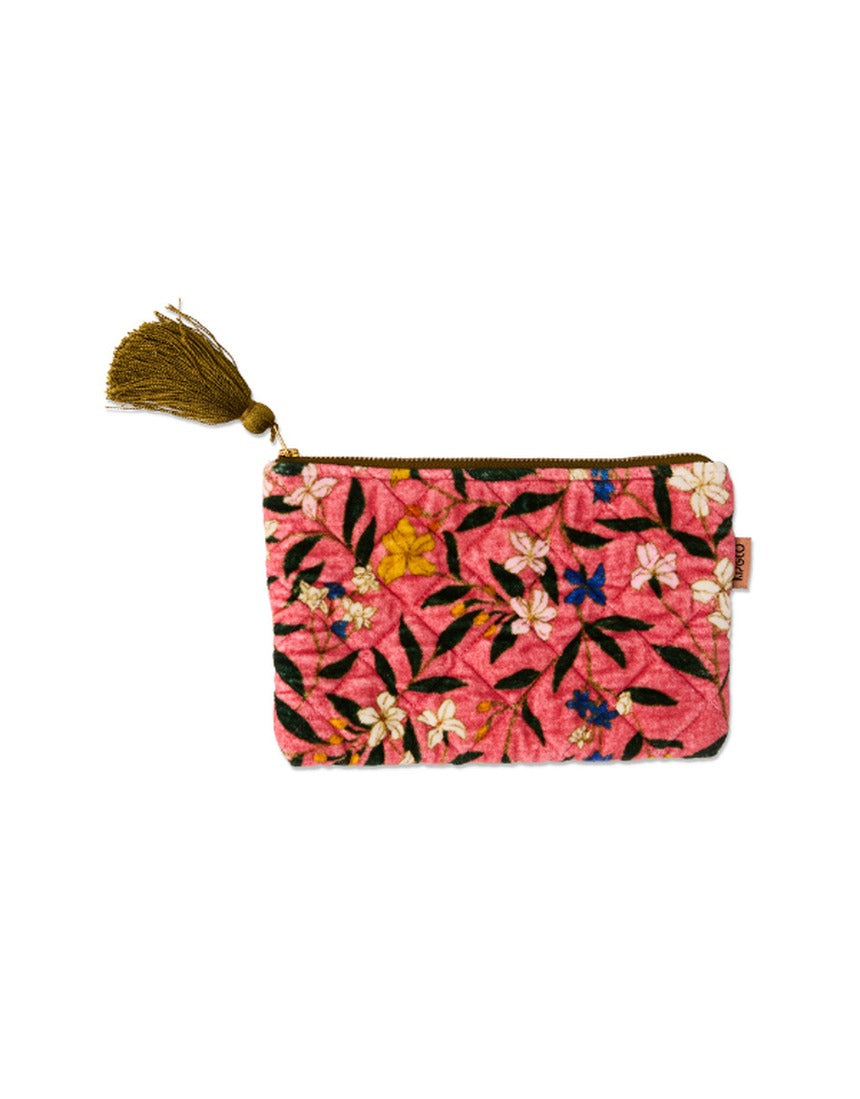 Kip&Co Velvet Cosmetics Purse Canopy Rose, image 1