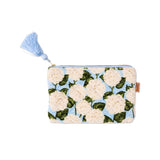 Kip&Co Velvet Cosmetics Purse Hydrangea Blue, image 1