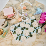 Kip&Co Velvet Cosmetics Purse Hydrangea Blue, image 2