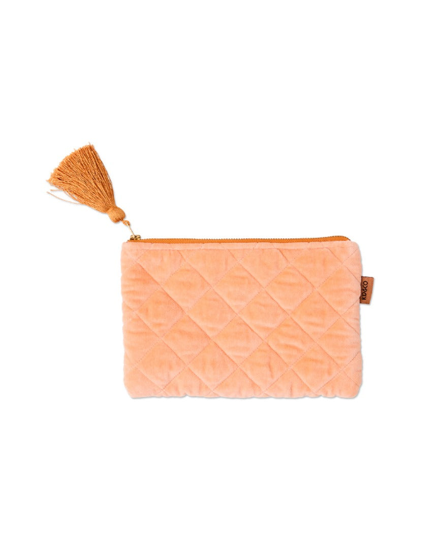 Kip&Co Velvet Cosmetics Purse Melon, image 1