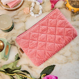 Kip&Co Velvet Cosmetics Purse Strawberry, image 2