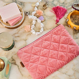 Kip&Co Velvet Cosmetics Purse Strawberry, image 3