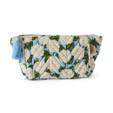 Kip&Co Velvet Toiletry Bag Hydrangea Blue, image 1
