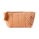Kip&Co Velvet Toiletry Bag Melon, image 1