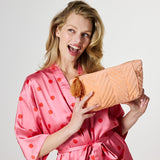 Kip&Co Velvet Toiletry Bag Melon, image 3