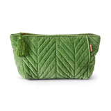 Kip&Co Velvet Toiletry Bag Pesto, image 1
