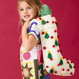 Kip & Co Under The Tree felt Christmas stocking in festive holiday design