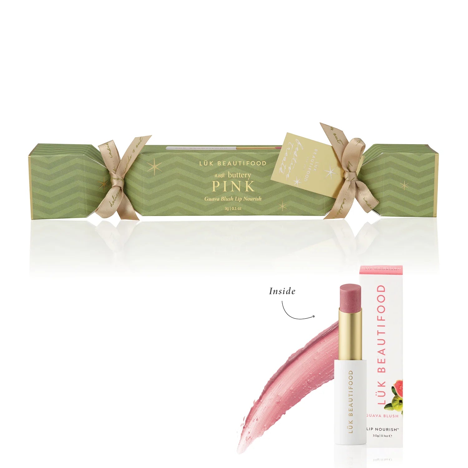 Lük Beautifood - Bon Bon: Soft Buttery Pink - Guava Blush Lip Nourish, , Luk Beautifood - Say It Sister