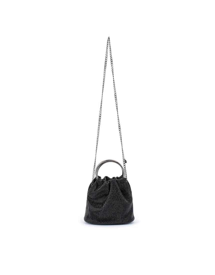 Olga Berg - Mabel Crystal Top Handle Black, bag, Olga Berg - Say It Sister