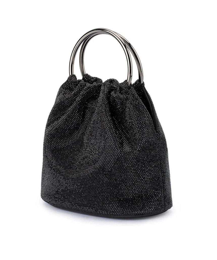 Olga Berg - Mabel Crystal Top Handle Black, bag, Olga Berg - Say It Sister