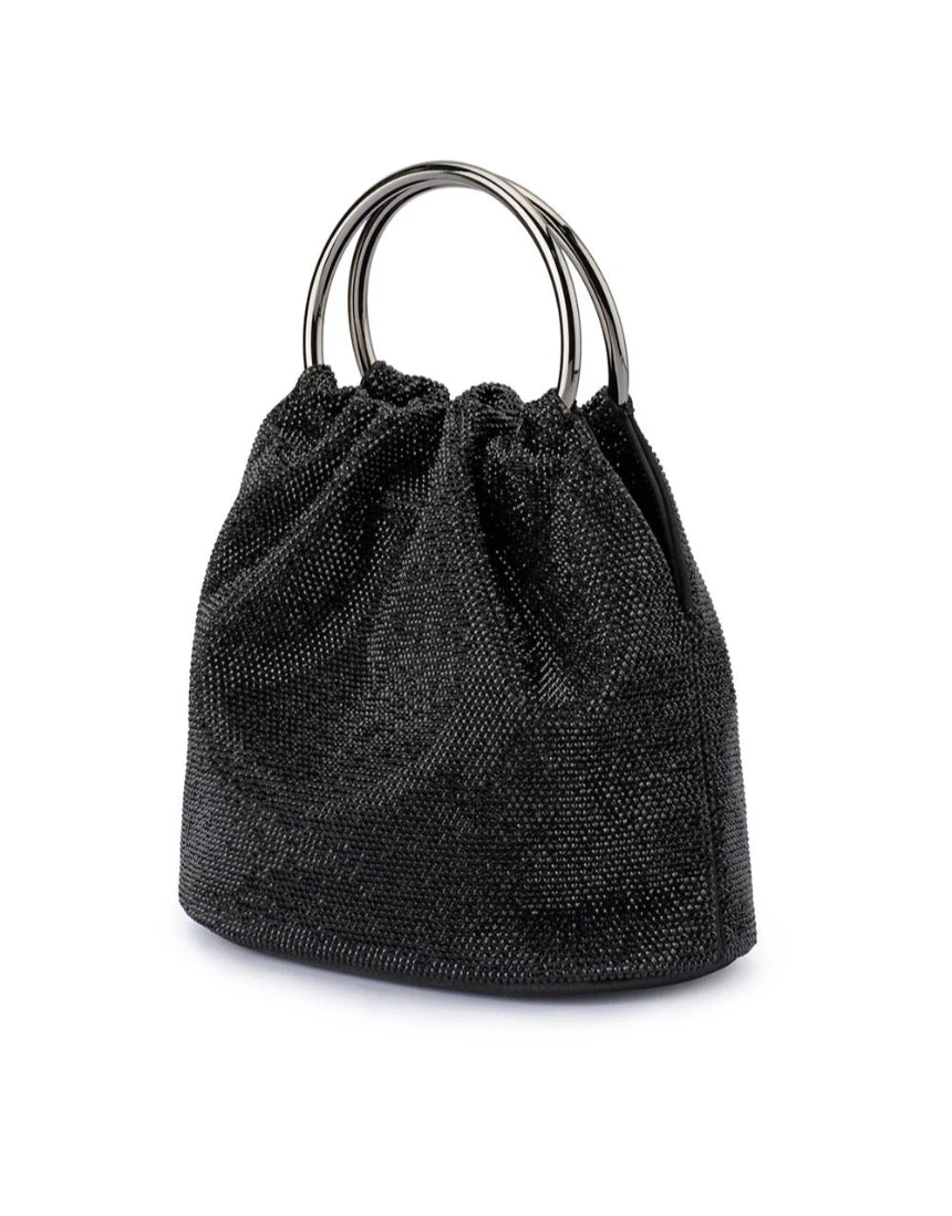 Olga Berg - Mabel Crystal Top Handle Black, bag, Olga Berg - Say It Sister