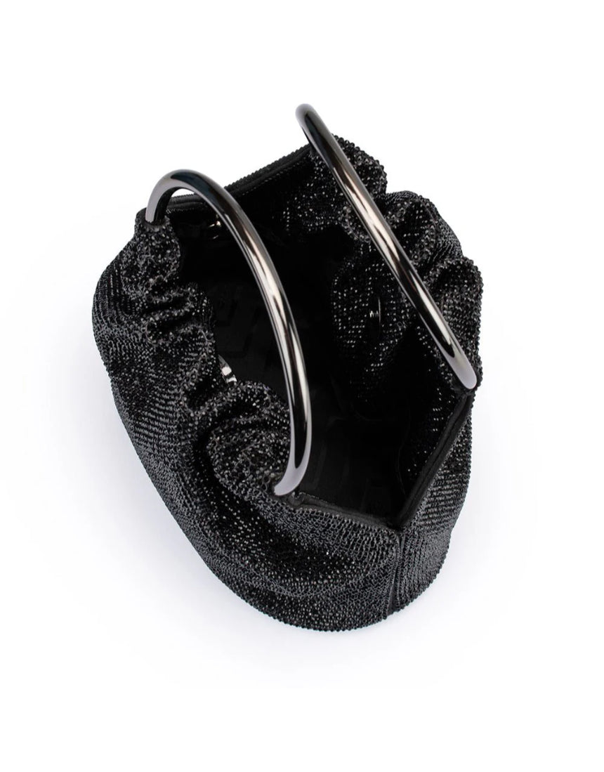 Olga Berg - Mabel Crystal Top Handle Black, bag, Olga Berg - Say It Sister