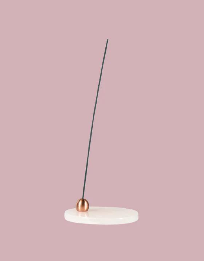 Maho - Hoseki Sara - Rose Quartz Incense Burner Holder - Say It Sister