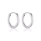 Linda Tahija Max Huggie Earrings in Silver