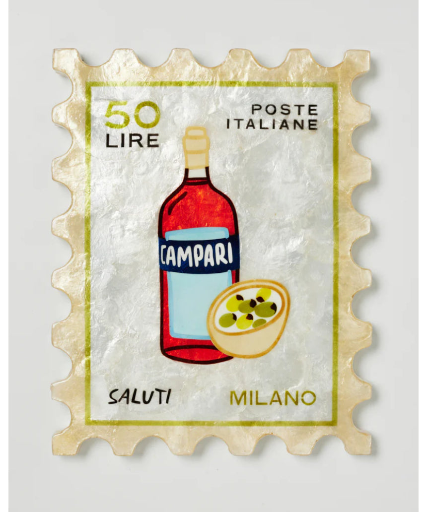 Campari Stamp, Wall Decor, Jones & Co - Say It Sister