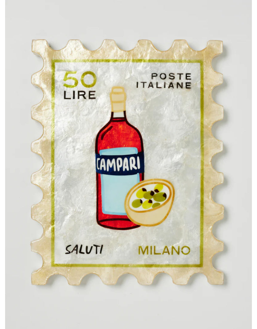 Campari Stamp, Wall Decor, Jones & Co - Say It Sister