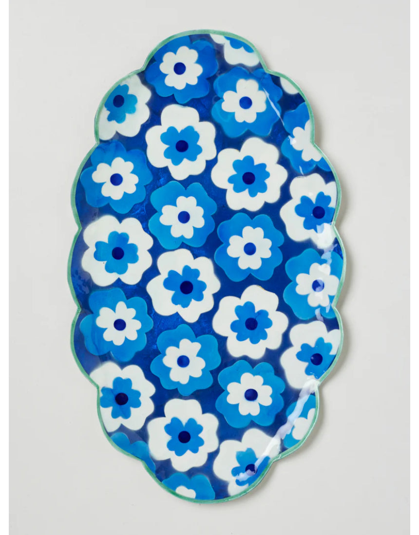 Poppy Blue Tray, , Jones & Co - Say It Sister