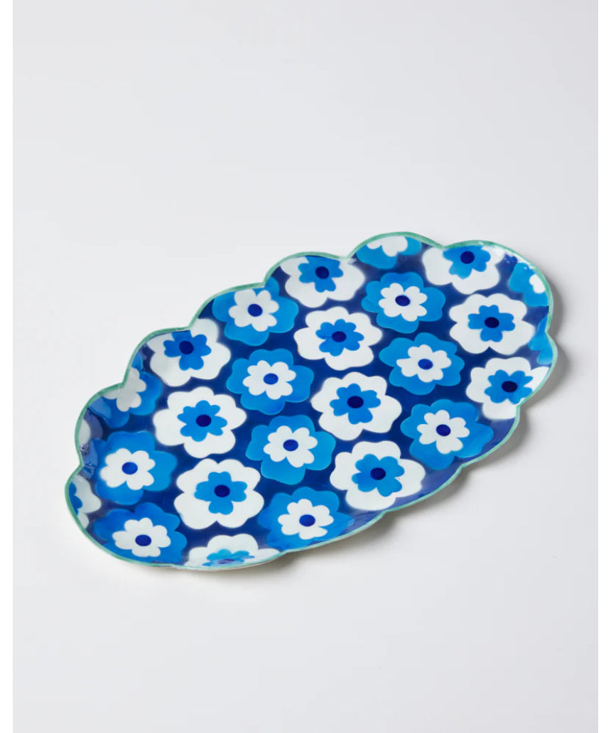 Poppy Blue Tray, , Jones & Co - Say It Sister