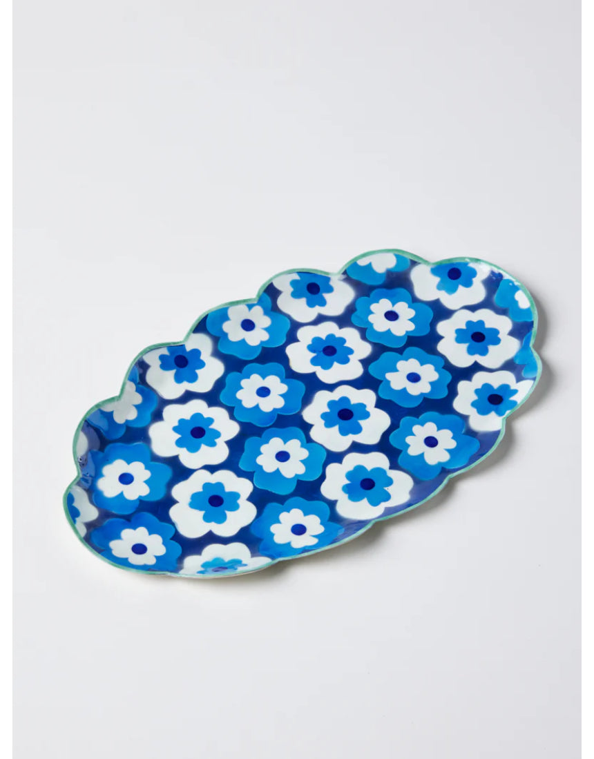 Poppy Blue Tray, , Jones & Co - Say It Sister