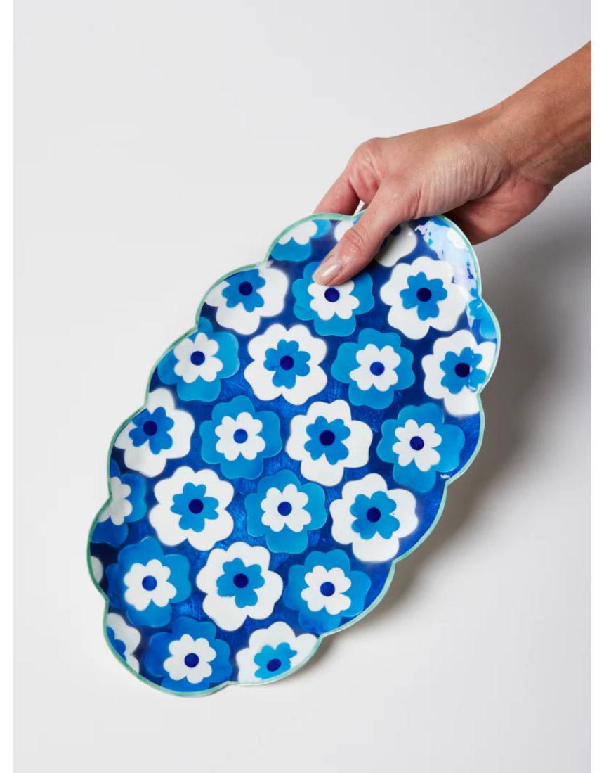 Poppy Blue Tray, , Jones & Co - Say It Sister