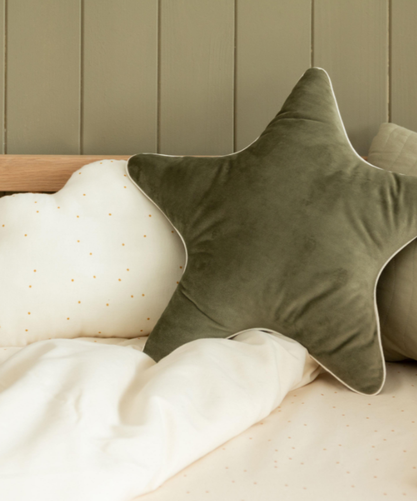 Aristote Star Velvet Cushion 40X40, Cushion, Nobodinoz - Say It Sister