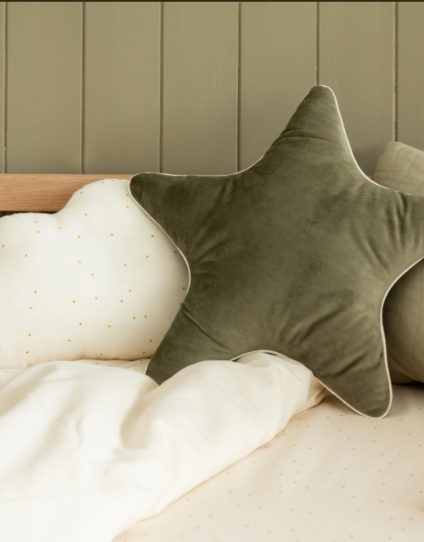 Aristote Star Velvet Cushion 40X40, Cushion, Nobodinoz - Say It Sister