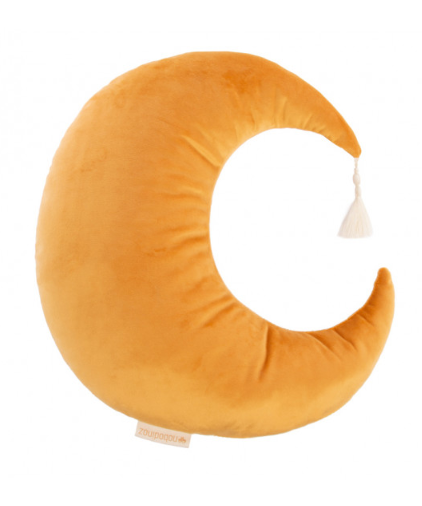 Pierrot Moon Velvet Cushion 36x32, Cushion, Nobodinoz - Say It Sister
